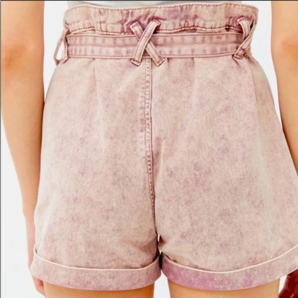 Urban Outfitters BDG Paperbag Cora Belted High-Waisted Short